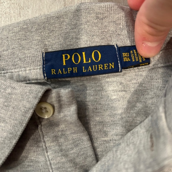 Polo by Ralph Lauren Gray Men's Shirt - Picture 2 of 2